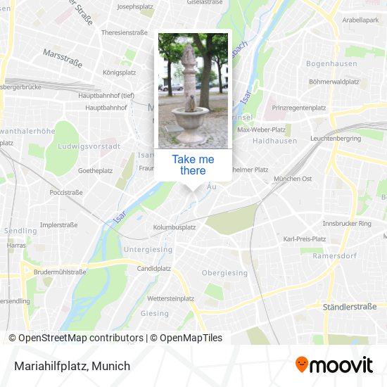 Mariahilfplatz map