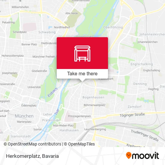 Карта Herkomerplatz