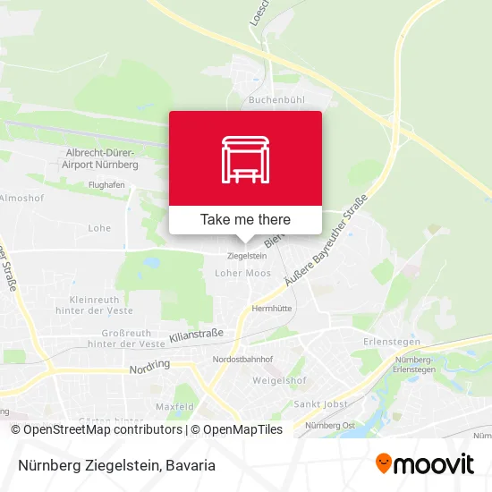 Карта Nürnberg Ziegelstein