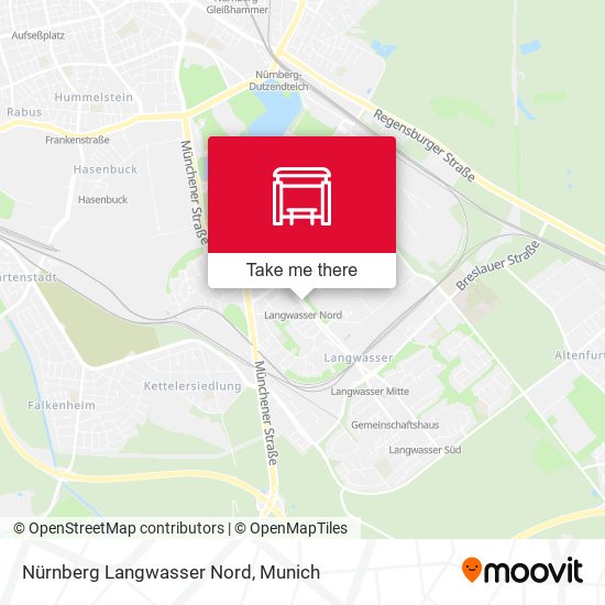 Nürnberg Langwasser Nord map