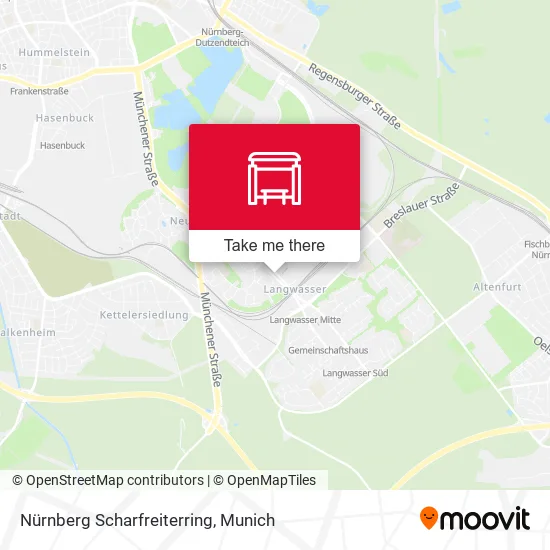 Карта Nürnberg Scharfreiterring