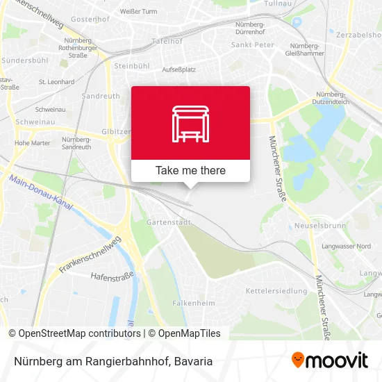 Карта Nürnberg am Rangierbahnhof