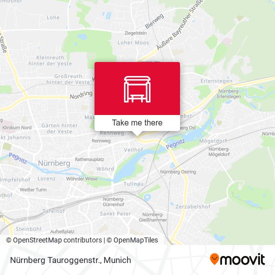 Nürnberg Tauroggenstr. map