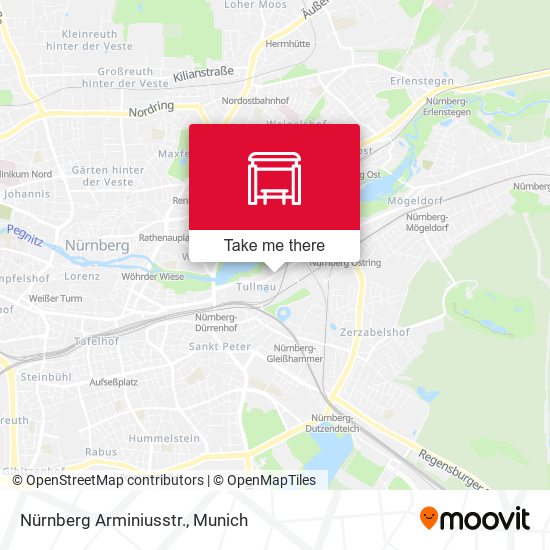 Nürnberg Arminiusstr. map
