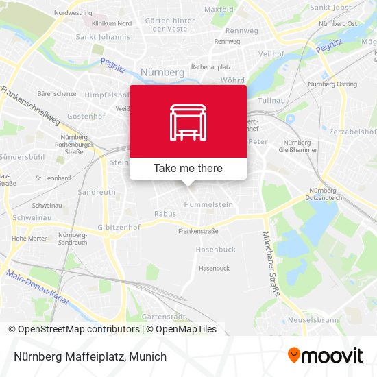 Nürnberg Maffeiplatz map