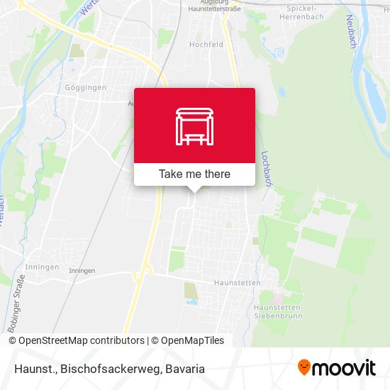 Haunst., Bischofsackerweg map