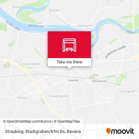 Straubing, Stadtgraben/Kfm.Bs map
