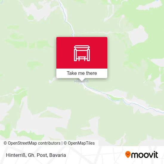 Карта Hinterriß, Gh. Post