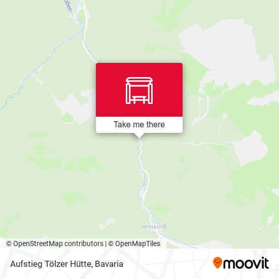 Aufstieg Tölzer Hütte map