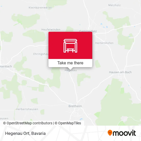 Карта Hegenau Ort