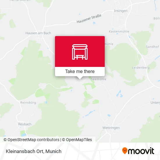 Карта Kleinansbach Ort