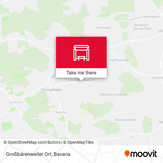 Großbärenweiler Ort map