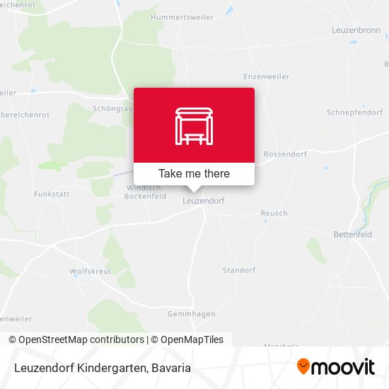 Leuzendorf Kindergarten map