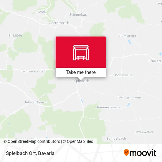 Карта Spielbach Ort