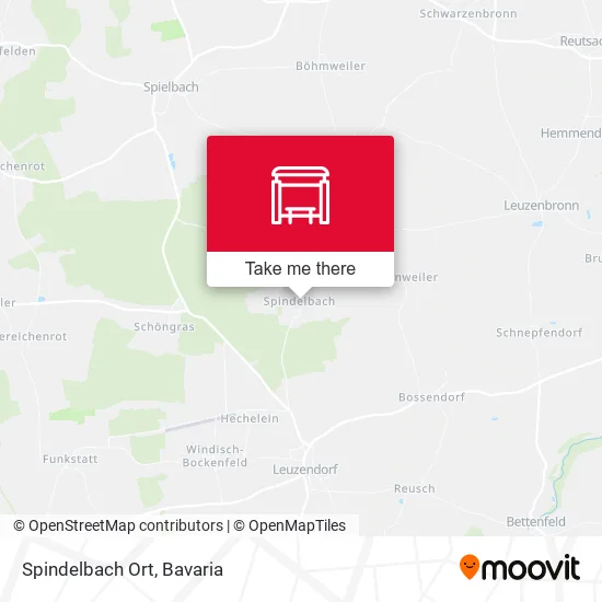 Карта Spindelbach Ort