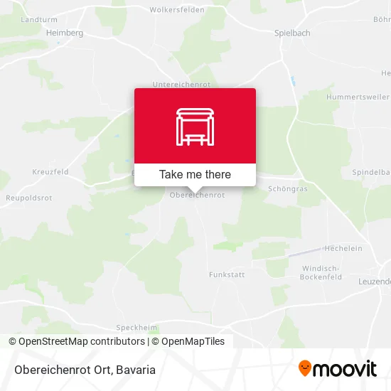 Карта Obereichenrot Ort