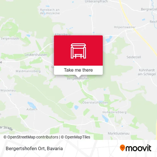 Карта Bergertshofen Ort