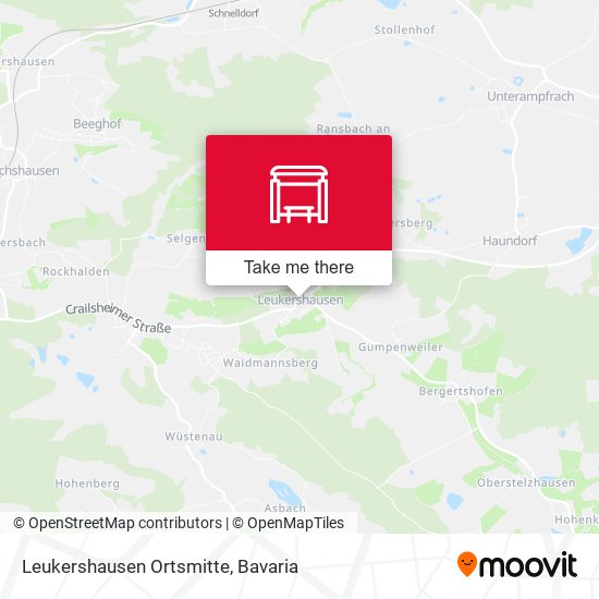 Leukershausen Ortsmitte map