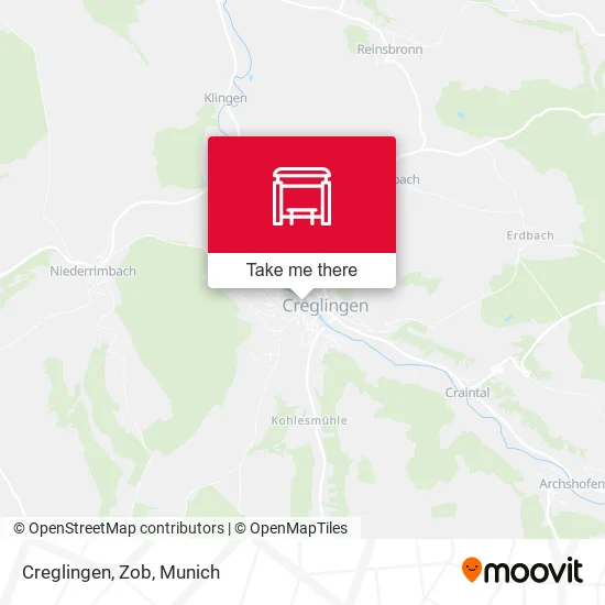 Карта Creglingen, Zob