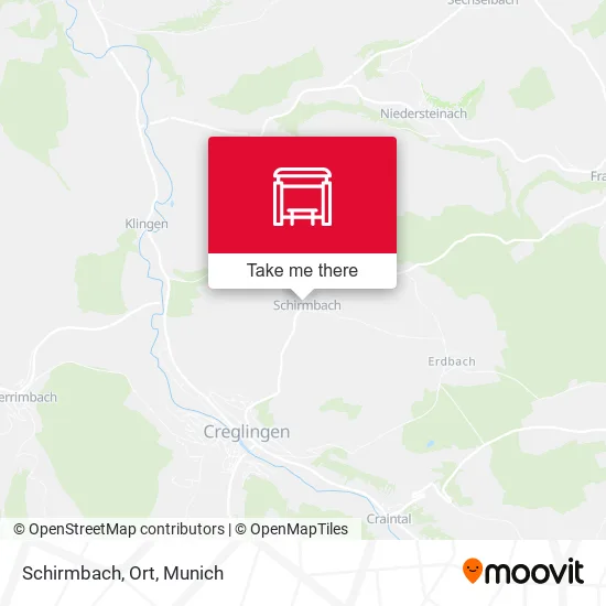 Карта Schirmbach, Ort