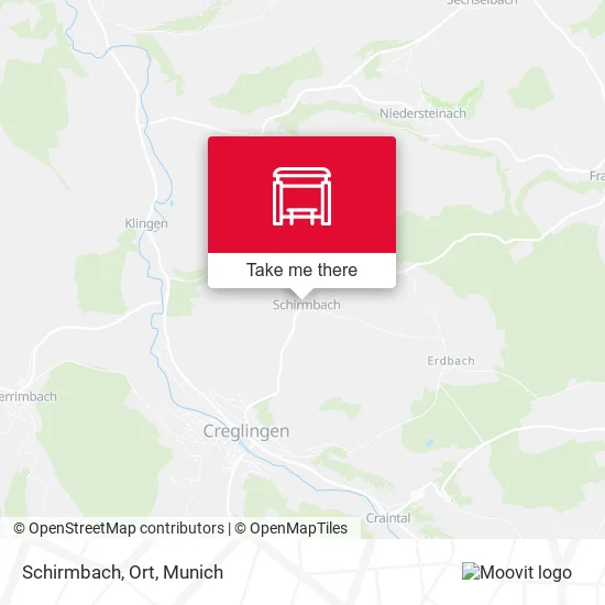 Карта Schirmbach, Ort