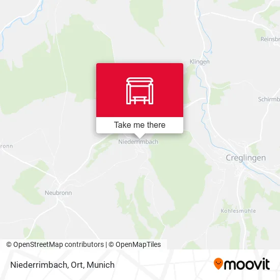 Карта Niederrimbach, Ort