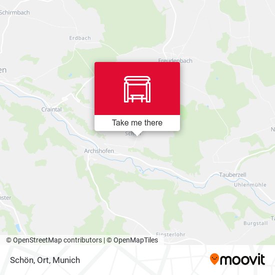 Карта Schön, Ort