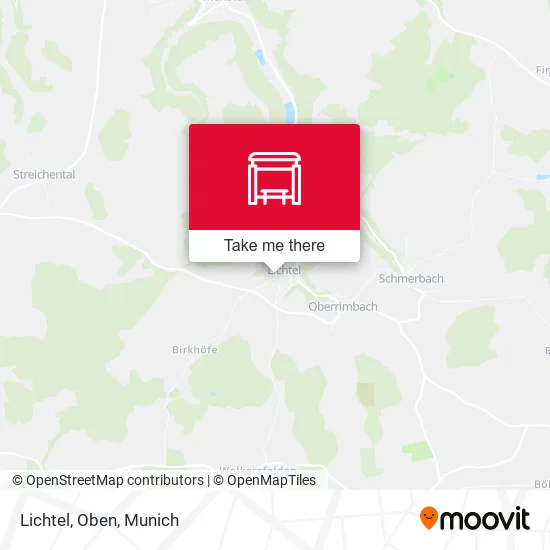 Карта Lichtel, Oben