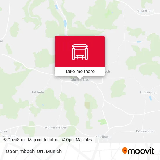 Карта Oberrimbach, Ort