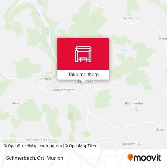 Карта Schmerbach, Ort
