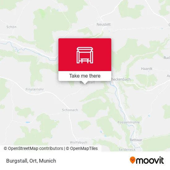 Карта Burgstall, Ort
