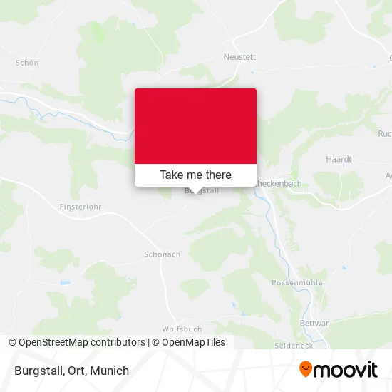 Карта Burgstall, Ort