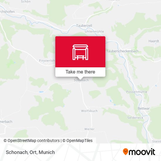 Карта Schonach, Ort