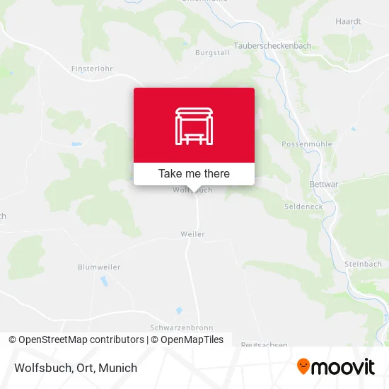 Карта Wolfsbuch, Ort