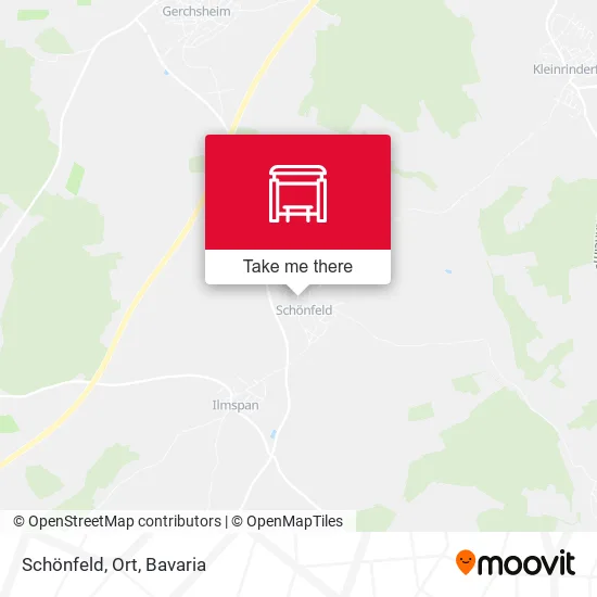 Карта Schönfeld, Ort
