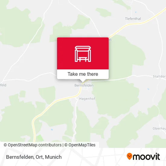 Карта Bernsfelden, Ort