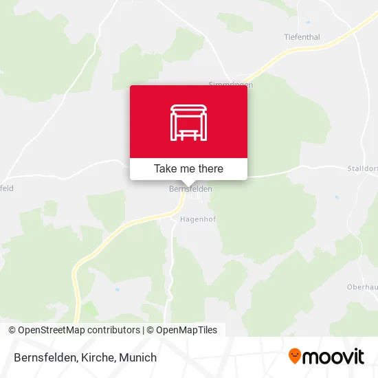 Карта Bernsfelden, Kirche