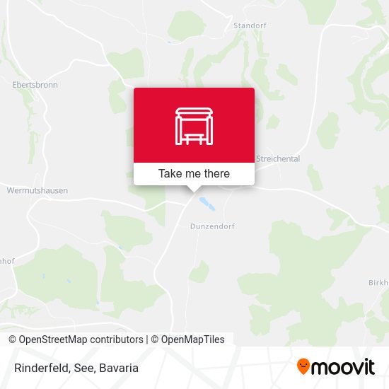 Карта Rinderfeld, See