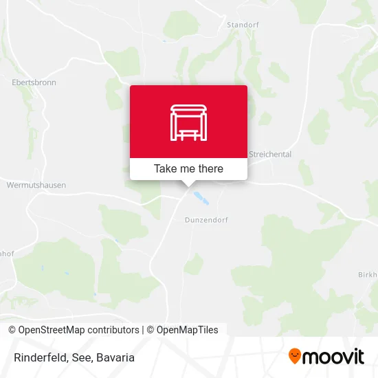Карта Rinderfeld, See