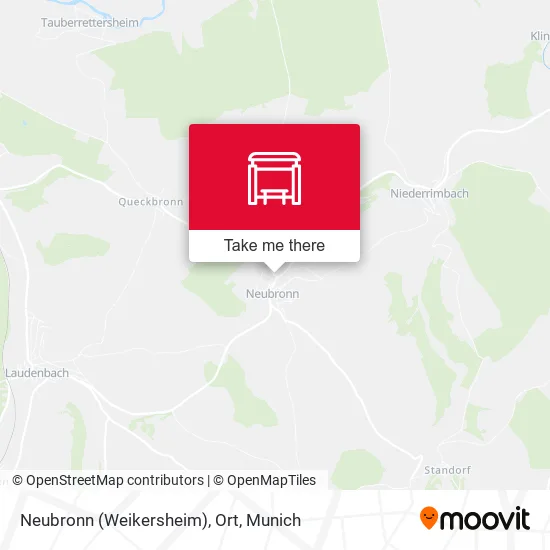 Карта Neubronn (Weikersheim), Ort