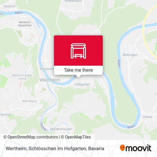 Wertheim, Schlösschen Im Hofgarten map