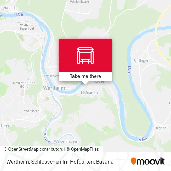 Карта Wertheim, Schlösschen Im Hofgarten