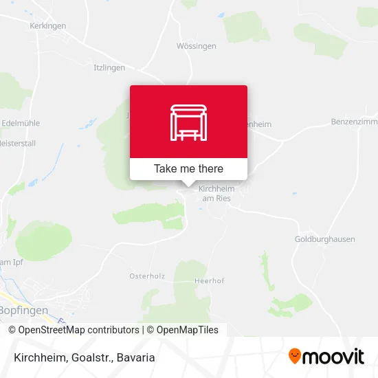 Карта Kirchheim, Goalstr.