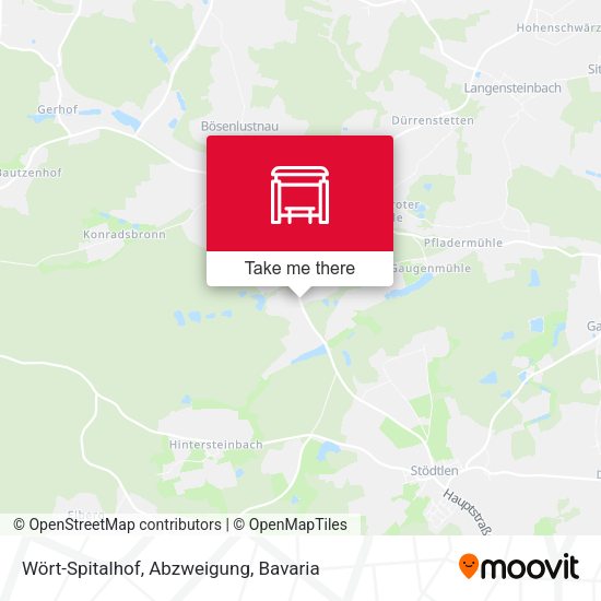 Wört-Spitalhof, Abzweigung map