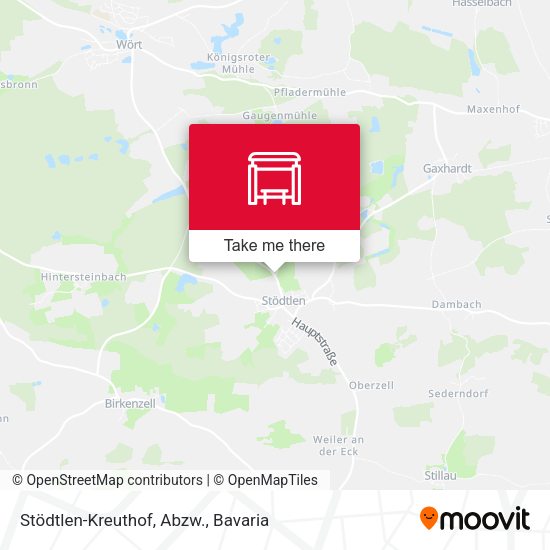 Stödtlen-Kreuthof, Abzw. map
