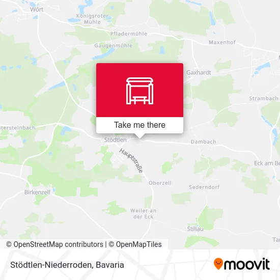 Карта Stödtlen-Niederroden