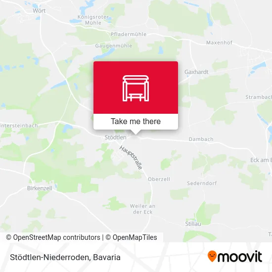 Карта Stödtlen-Niederroden