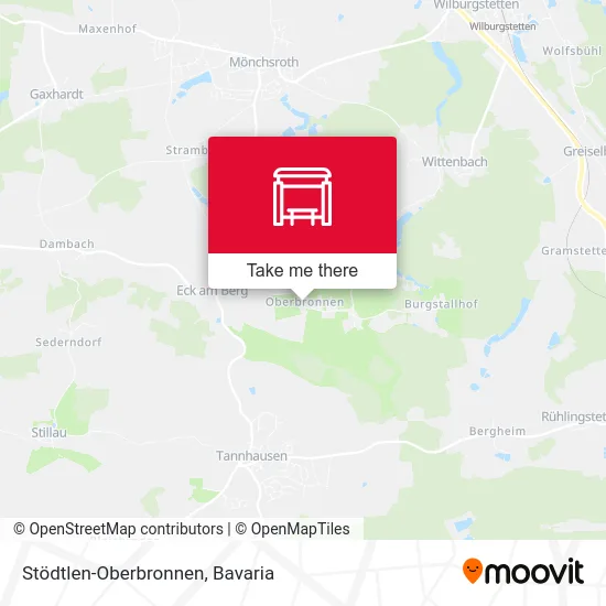 Карта Stödtlen-Oberbronnen