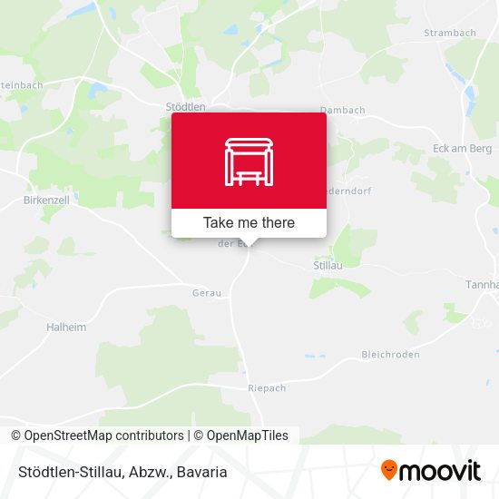 Stödtlen-Stillau, Abzw. map