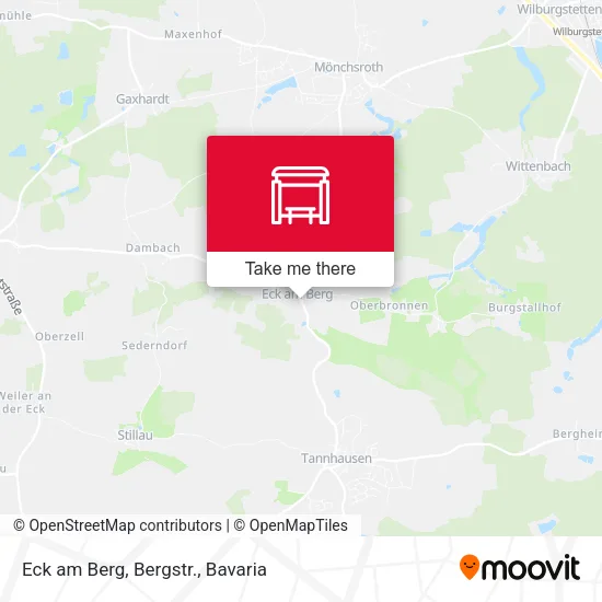 Карта Eck am Berg, Bergstr.